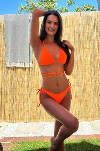 Blossom Orange bikini set